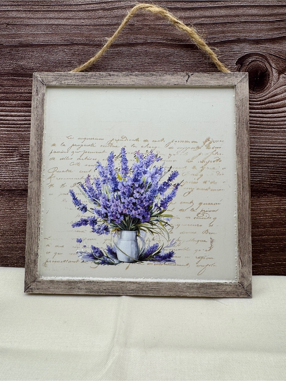 Lavender Floral Farmhouse Wall Decor